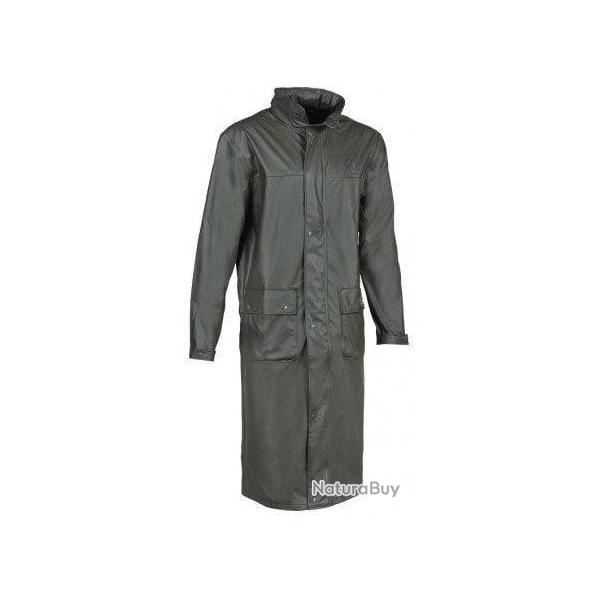 Manteau long Impersoft kaki PERCUSSION