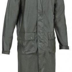 Manteau long Impersoft kaki PERCUSSION-XL