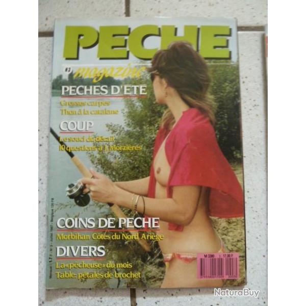 livres de p�che : 2 N� de  " PECHE MAGASINE "