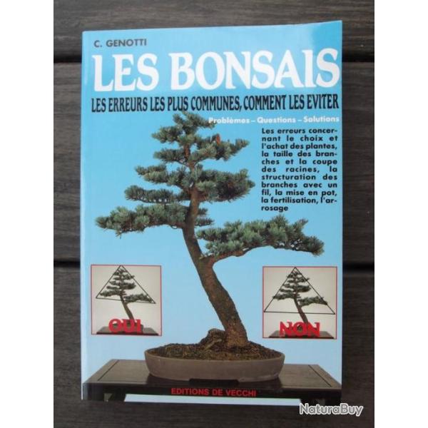 A SAISIR - Livre 143 pages "Les Bonsa�s" de C.GENOTTI (une r�frence en la mati�re) TBE