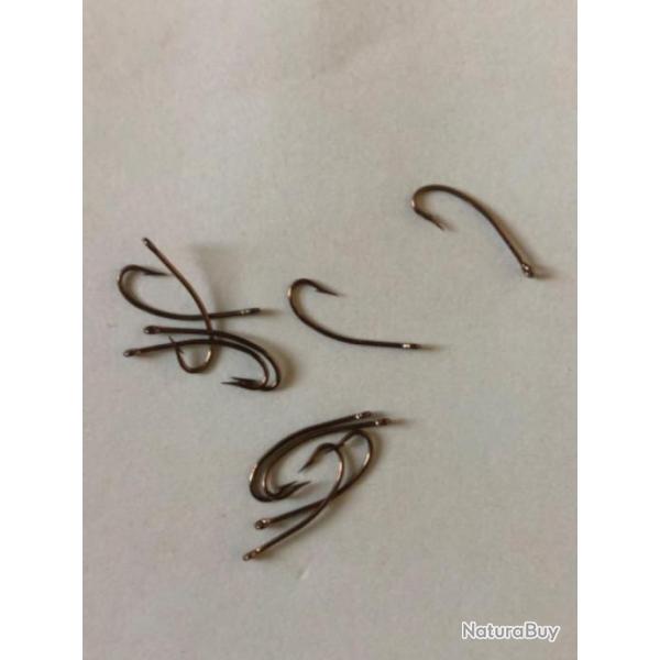 25 Hame�on n 16 mouche oeillet ref  80050 bronz� nymphe peche mouche mustad
