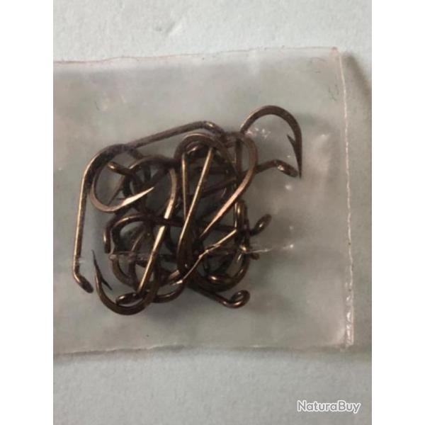 15 Hame�on mouche n 12 oeillet ref a12 forg� bronz�  simple peche MOUCHE