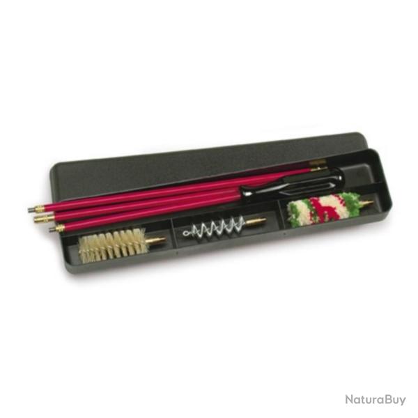 Kit de nettoyage avec baguette en acier gain� pour fusil de calibre 20