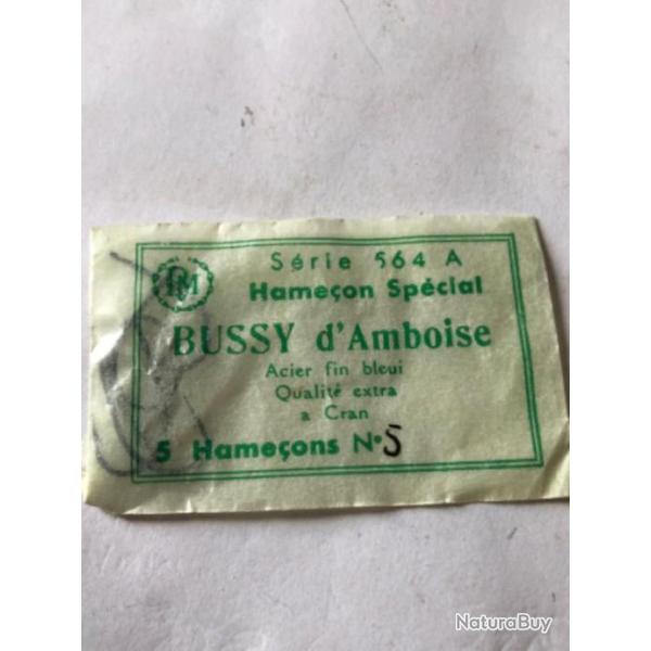 5 Hame�on n 5 � cran 564 A forg� bleu renvers�  simple peche truite Bussy pochette collection
