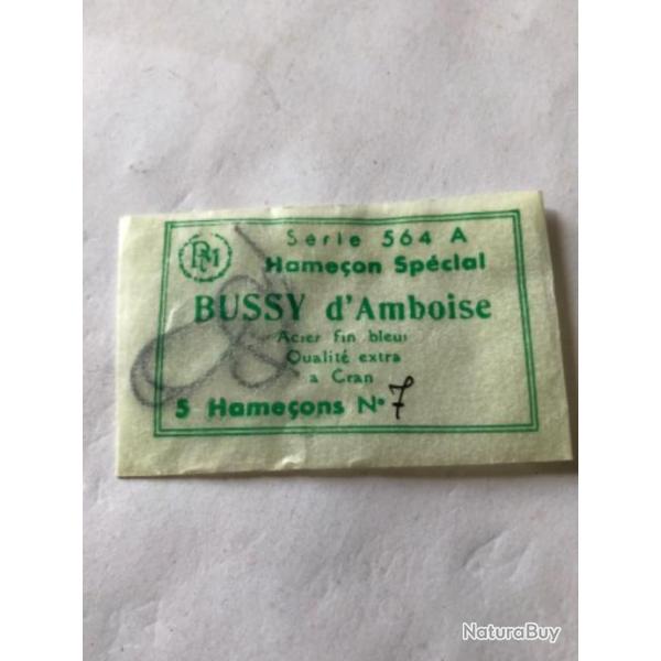 5 Hame�on n 7 � cran 564 A forg� bleu renvers�  simple peche truite Bussy pochette collection