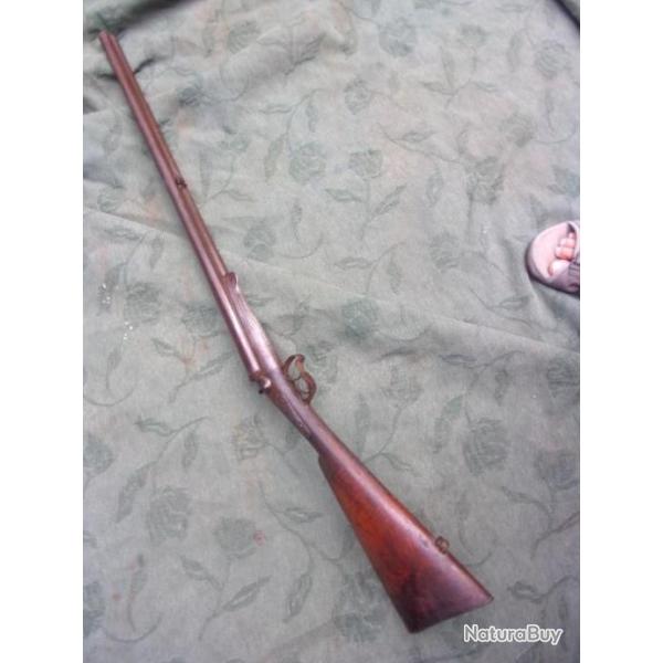 fusil de chasse type Lefaucheux  broche juxta.