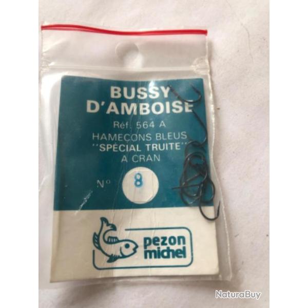 10 Hame�on n 8 � cran 564 A forg� bleu renvers�  peche truite Bussy pezon et Michel collection