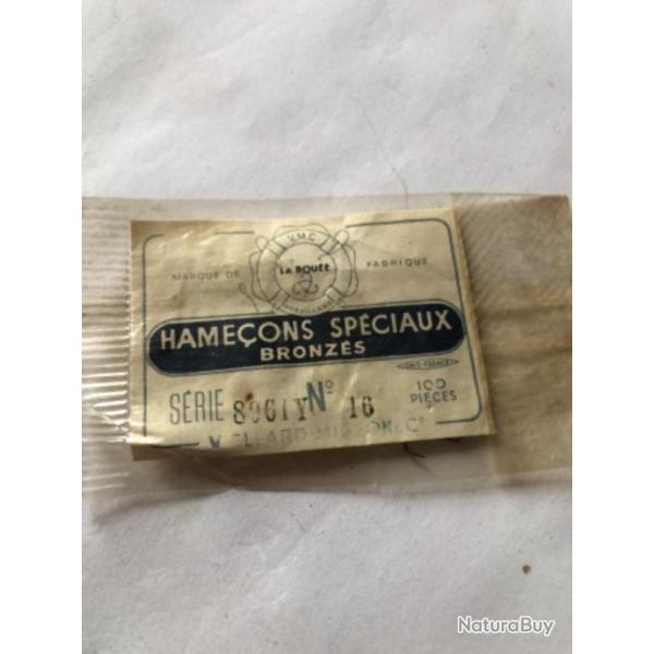 5 Hame�on n 16 ref 8961 y. oeillet renvers�   simple peche truite pochette collection la bou�e  vmc