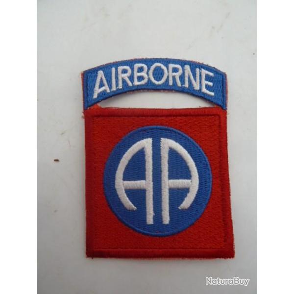 insigne tissu US AIRBORNE