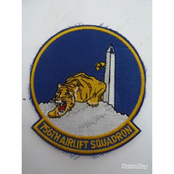 insigne US  tissu 756th a Airlift Sqadron