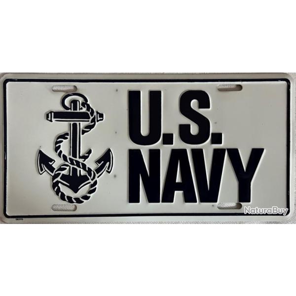 Plaque Mtallique US Navy 30x15 cm