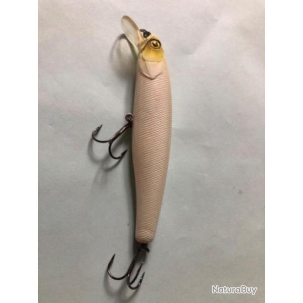 1 Leurre arnaud 100 f .10 CM 16 gr blanc pche mer ILLEX