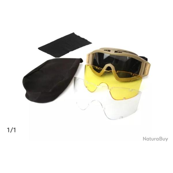 Lunette tactique beige