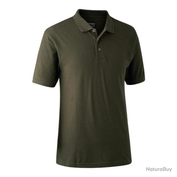 Polo classique DeerHunter Redding Bark Green