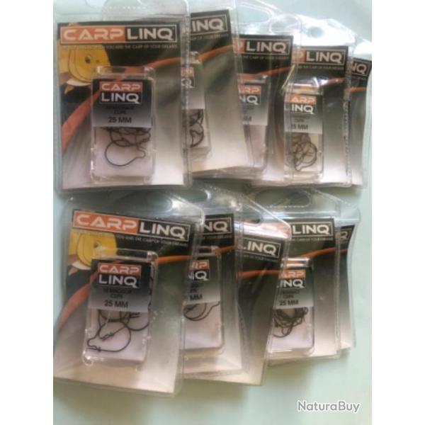 100 maggot clip 25 mm. Anneau � asticot carplinq p�che carpe
