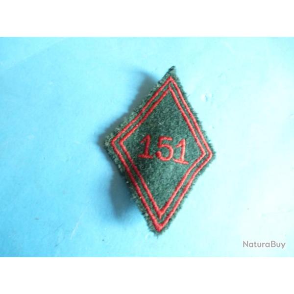 T INSIGNE TISSU  GRADE  151