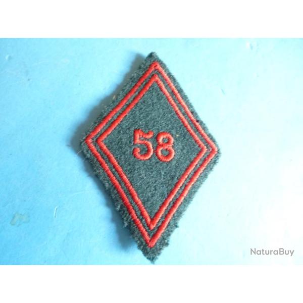 T INSIGNE TISSU  GRADE  58