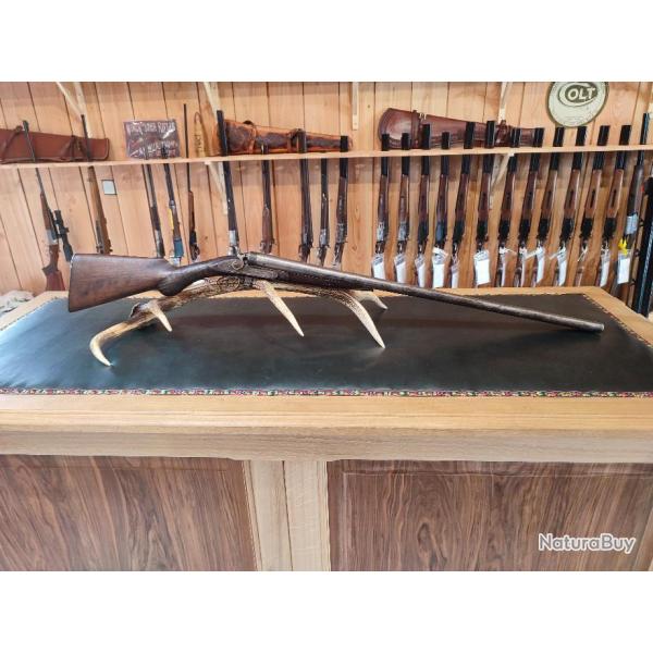 FUSIL PARKER BROS. CAL 10 MODELE 1866 AUTHENTIQUE