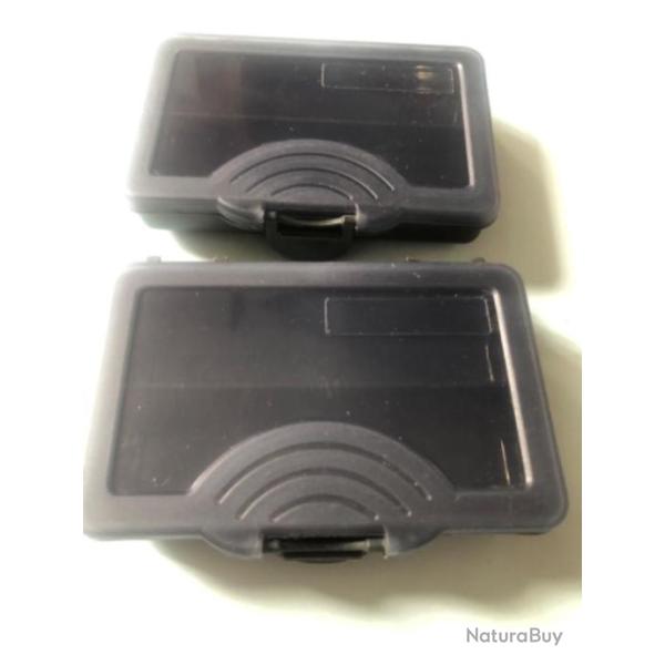 2 bo�te de rangement 2 cases 10,5 cm x 6,50 cm p�che carpe Carplinq