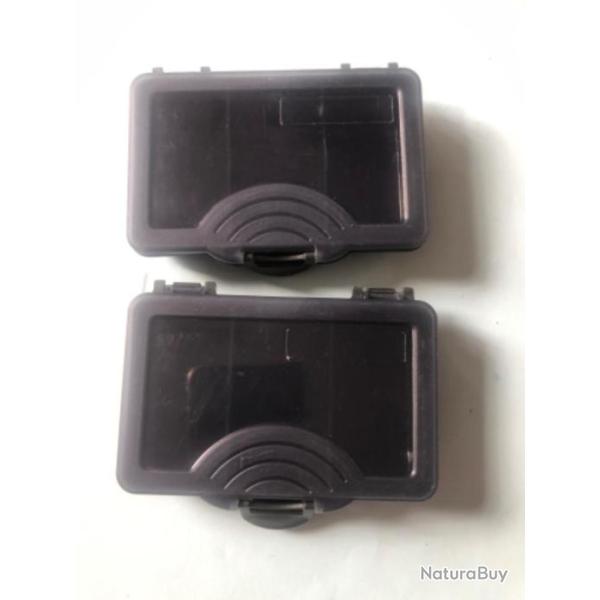 2 bo�te de rangement 3 cases 10,5 cm x 6,50 cm p�che carnassier Carplinq