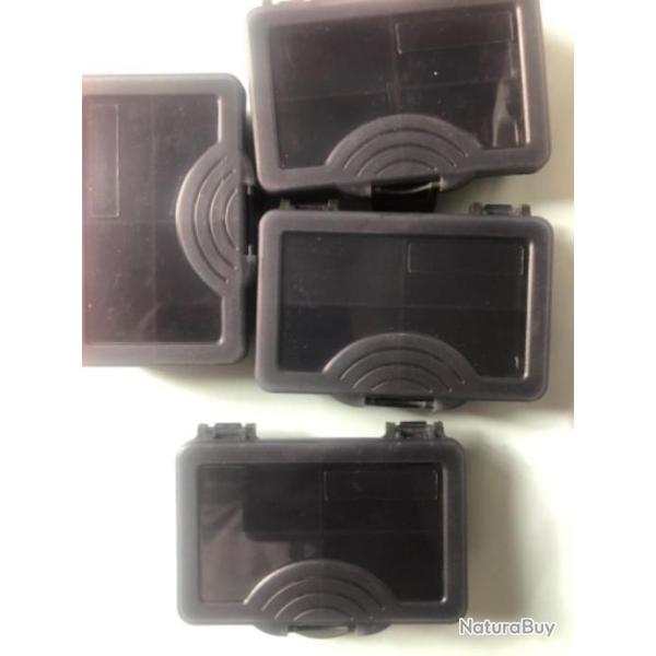 4 bote de rangement 4 cases 10,5 cm x 6,50 cm pche coup Carplinq