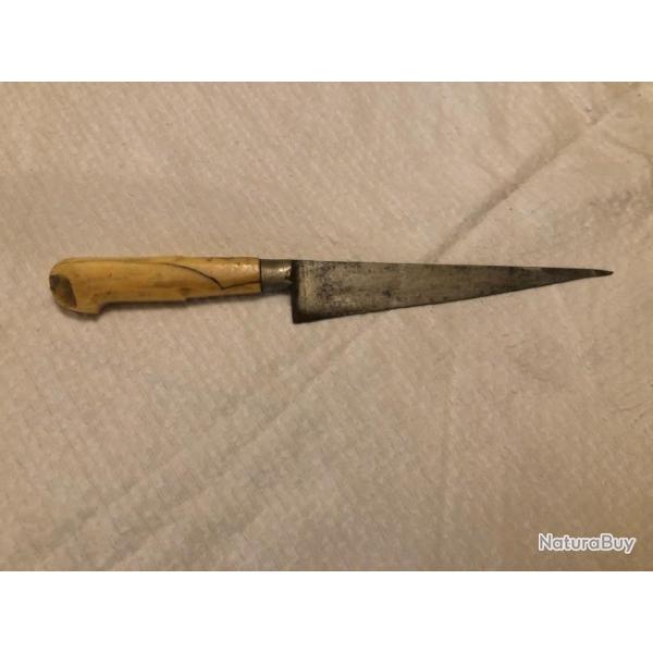 ANCIEN COUTEAU DE BOUCHER RUL's sauveur paris montmartre