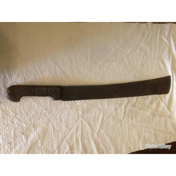 BATAILLE DE  MADACASCAR WW2 machette marine 15D decline