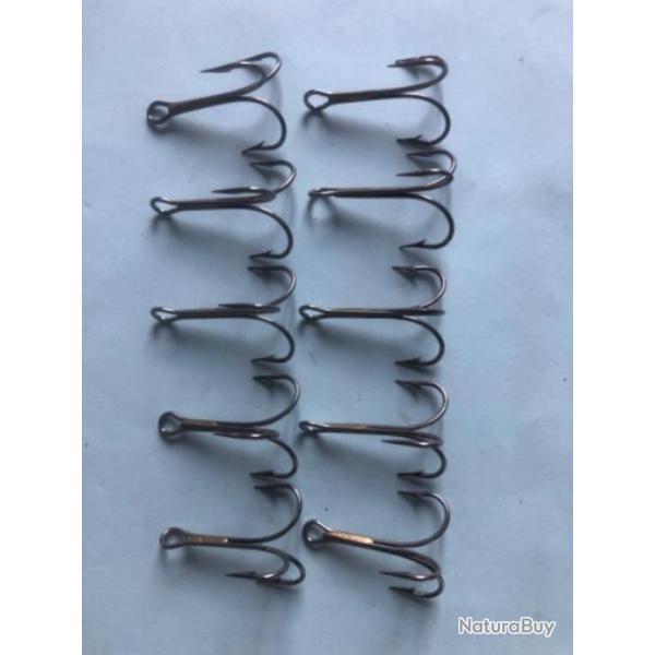 10 hame�on triple n 1/0  9617 NI p�che carnassier vmc