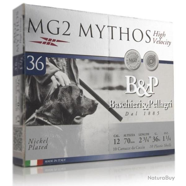 Cartouche B P MG2 Mythos 36 HV Cal. 12 36 g Plomb