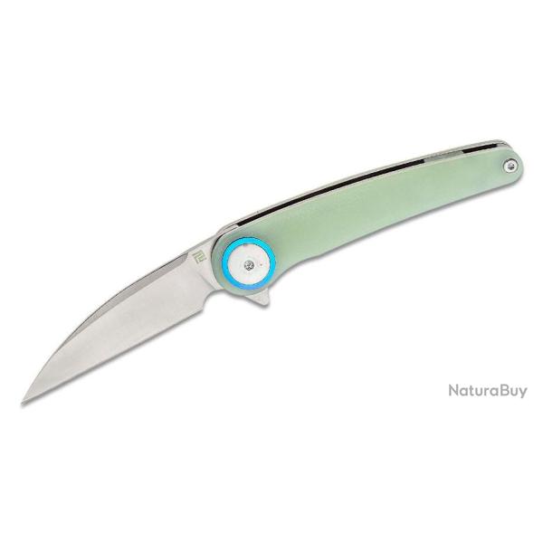 Couteau ArtisanCutlery Cazador Jade Lame Acier AR-RPM9 Satin Manche G10 IKBS ATZ1848PNTG
