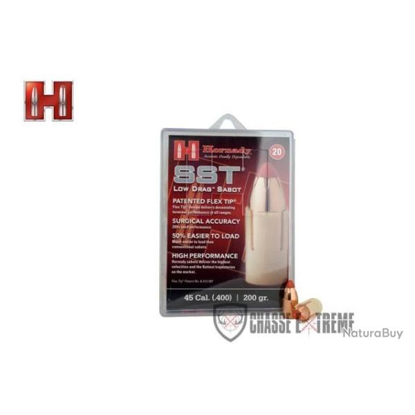 20 Ogives HORNADY Cal 45 200Gr Sst Ml