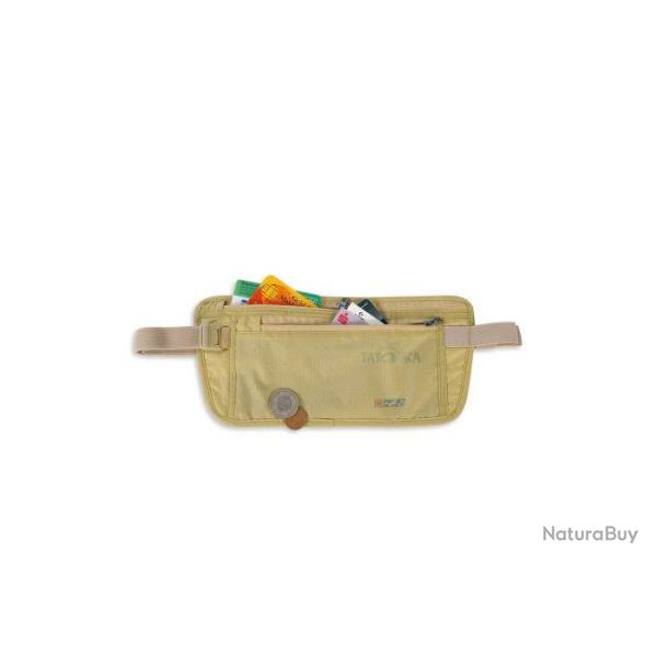 SKIN MONEYBELT INT RFIDB - BANANE PLATE TATONKA POUR ARGENT - PROTECTION RFID - NATURAL