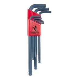 BONDHUS - Cl&eacute;s Allen M&eacute;triques Ball End 1.5 &agrave; 10mm