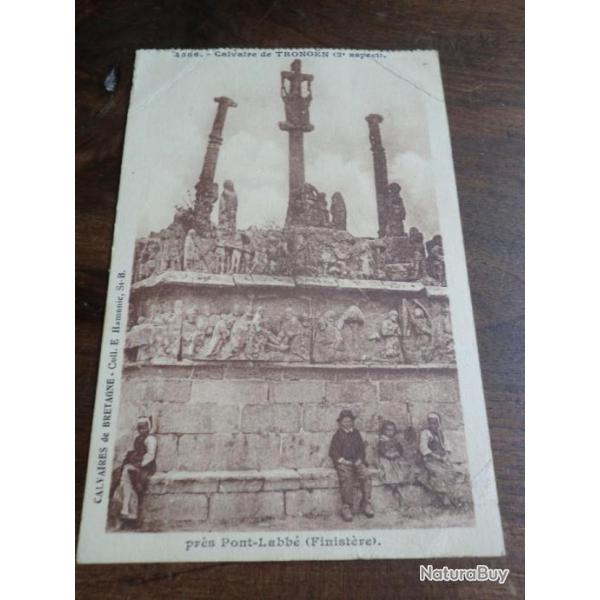 CP  dpt 29  PONT labb�   CALVAIRE DE TRONOEN