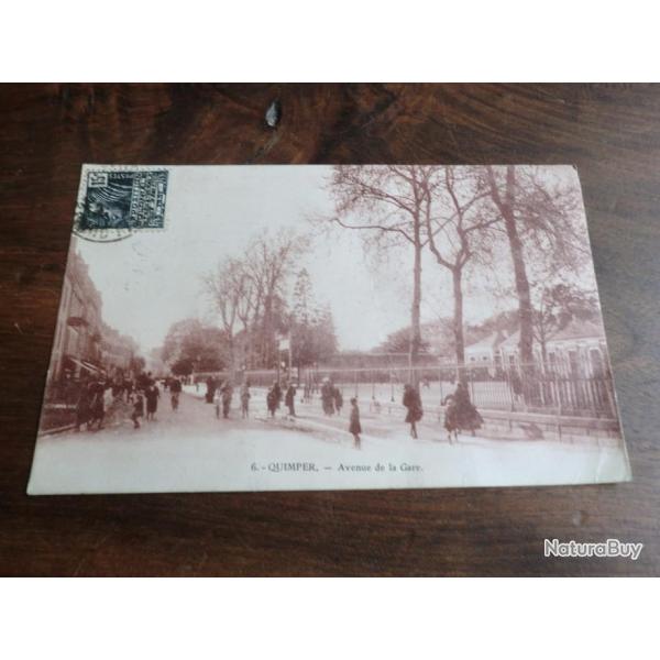 CP  dpt  29  QUIMPER  AV DE LA GARE