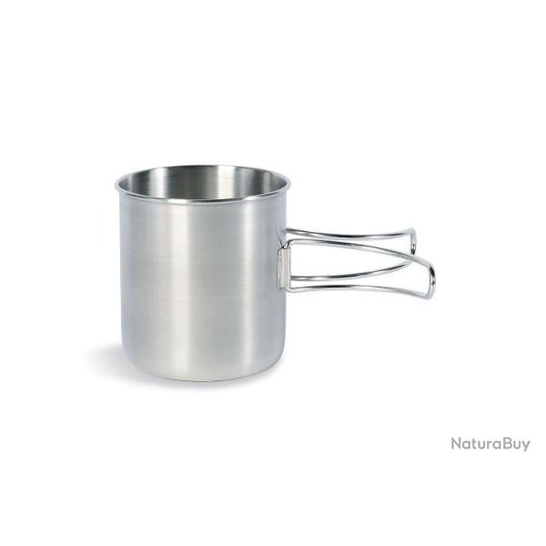 HANDLE MUG - TASSE GRADUE AVEC POIGNE PLIANTE TATONKA - 600ML - ACIER INOX