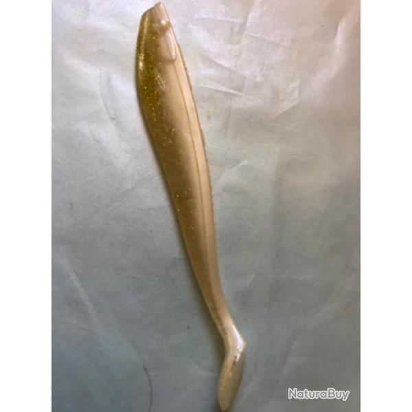 1 q paddler 12 cm 8 gr golden shiner Manns Leurre souple p�che carnassier quantum