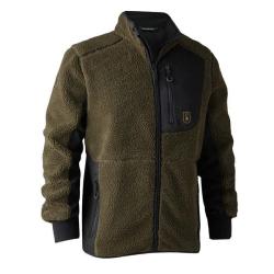 Veste Polaire Molletonn&eacute;e Deerhunter Rogaland Fiber Pile Kaki