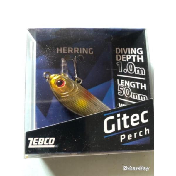 1 gitec perch 5 cm 4,75 gr herring Leurre dur p�che carnassier zebco
