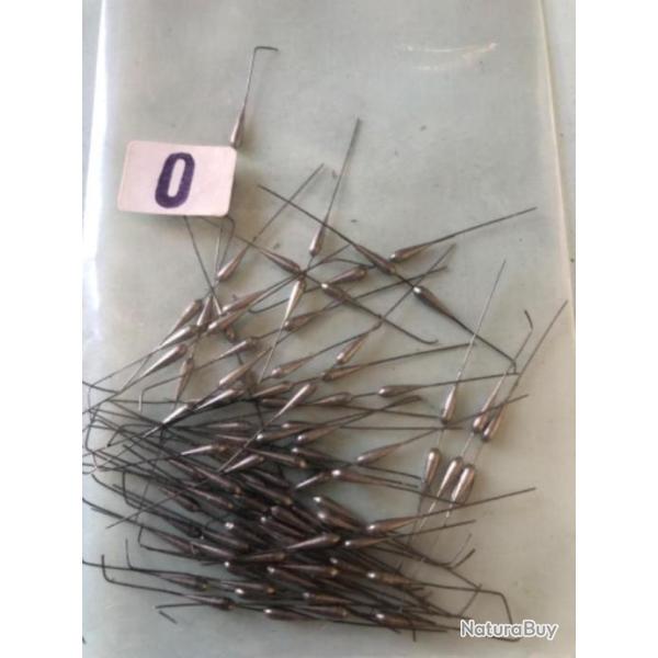 50 olivette 0,13 gr perc�e plomb type torpille comp�tition peche coup water queen