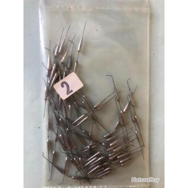 6 olivette 0,30 gr perce plomb type torpille comptition peche coup water queen