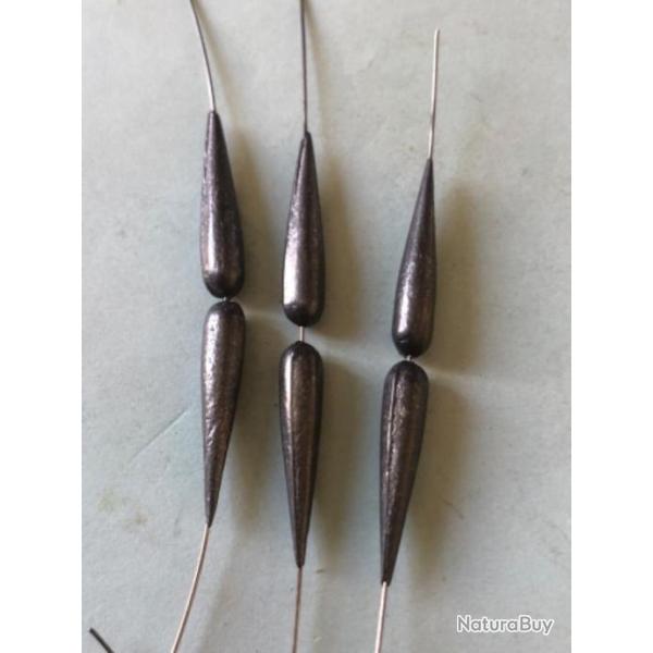 34 olivette 1,36 gr perce plomb type torpille comptition peche coup tortue