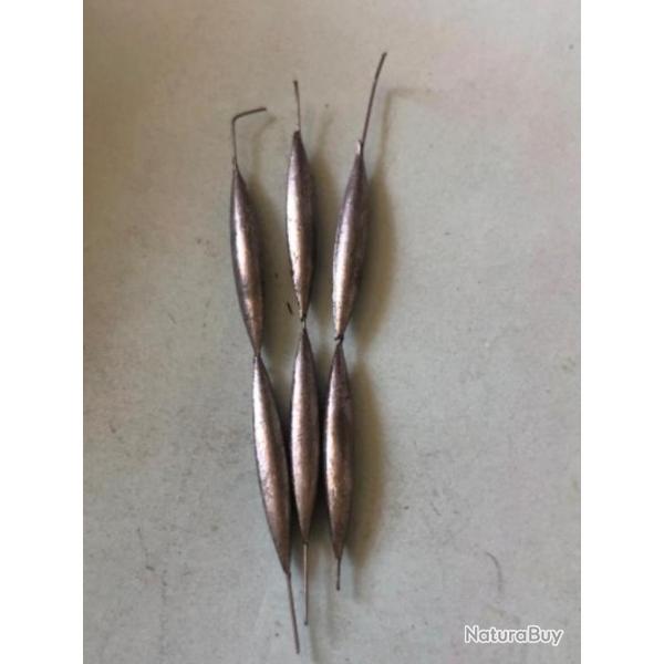 50 olivette 0,56 gr perc�e plomb type comp�tition peche coup water queen