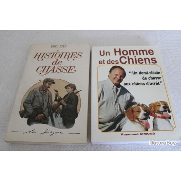 Lot 2 livres histoires de chasse