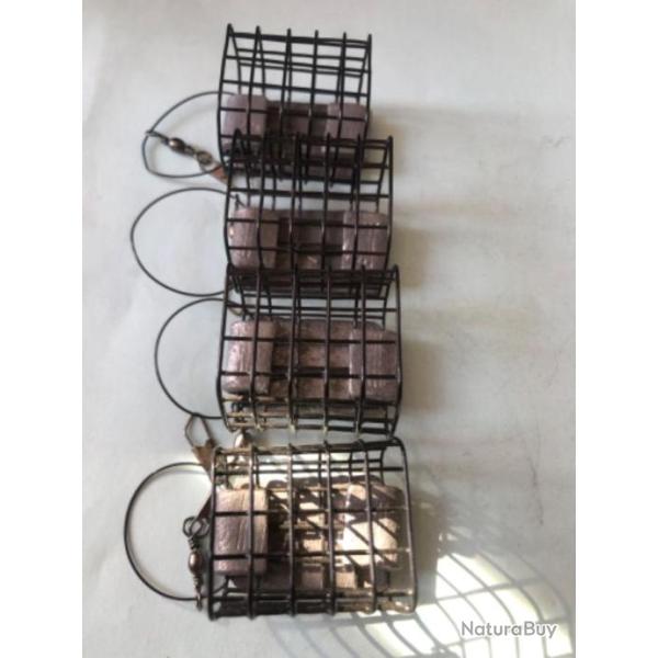 5 cage feeder 40 gr  p�che feeder rameau