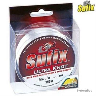 Nylon Sufix Ultra Knot Rose 150m - Fil De Pêche Résistant Diamètre 0.16mm - 2.3Kg