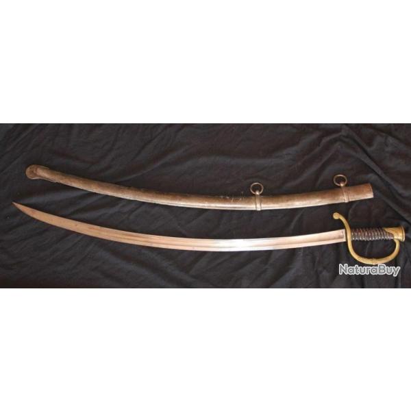 SABRE DE CANONNIER MONT�, MOD�LE 1829 D'OFFICIER, MONARCHIE DE JUILLET