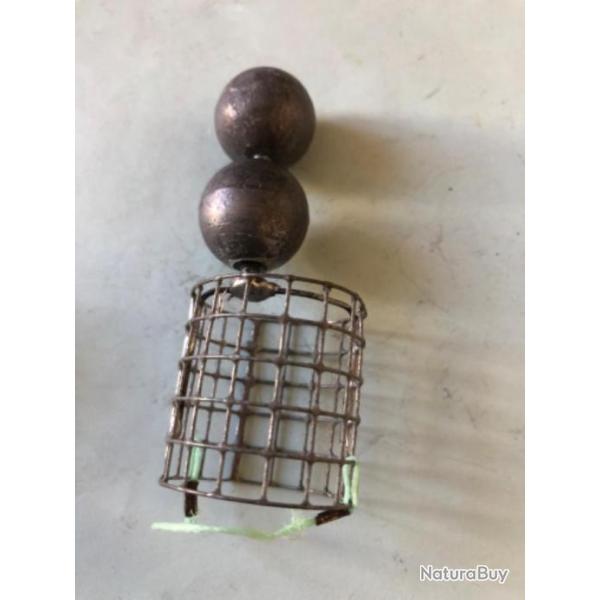 1 cage feeder 100 gr p�che feeder Sensas 2 plombs d�montables de 50 gr