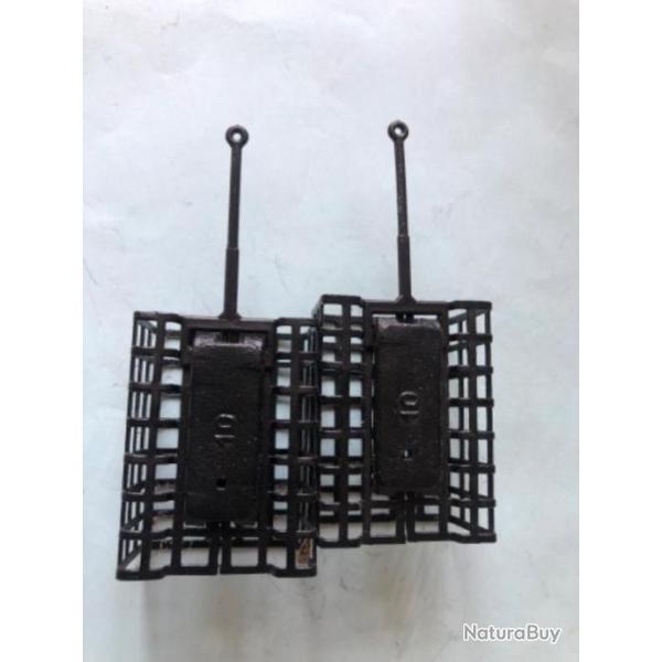 2 cage feeder 10 gr  carr� p�che feeder Sensas