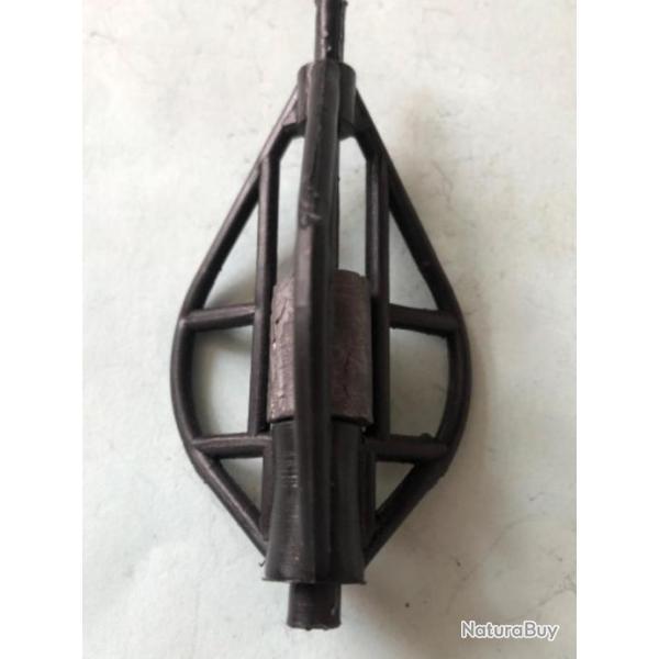 1 cage feeder 18 gr  in line plombee p�che feeder Carplinq